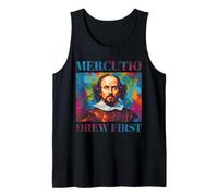 Shakespeare Mercutio Drew, Primer Drama de Romeo Julieta, Humor Camiseta sin Mangas