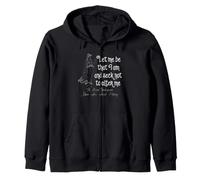 Shakespeare Mucho Ado Cita Déjame Ser Literatura Bardo Sudadera con Capucha