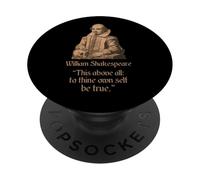 Shakespeare Play Cita de Hamlet de William Shakespeare PopSockets PopGrip Adhesivo