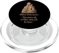 Shakespeare Play Cita de Hamlet de William Shakespeare PopSockets PopGrip para MagSafe