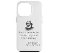 Shakespeare Play Cita de King Lear de William Shakespeare Carcasa para iPhone 13 Pro