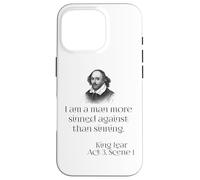 Shakespeare Play Cita de King Lear de William Shakespeare Carcasa para iPhone 16 Pro