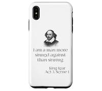 Shakespeare Play Cita de King Lear de William Shakespeare Carcasa para iPhone XS Max
