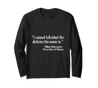 Shakespeare Quote I Cannot Tell What The Dickens Su Nombre Es Manga Larga