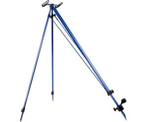 Shakespeare Salt Beach - Trípode para caña de Pescar (125-204 cm), Color Azul y Negro