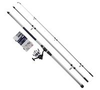 Shakespeare Salt Surf Slayer Combo Set, Combo de caña de Pescar y Carrete, Combo Giratorio Incluye Caja de Aparejos rígida, señuelos y Aparejos Finales, mar - Pesca de Surf, Azul y Blanco, 4,20 m |