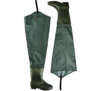 Shakespeare Vadeador de Cadera de Nailon Sigma, Unisex Adulto, Gris y Verde, EU 43 | UK 9 |US 10