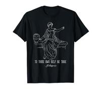 Shakespeare To Thine Own Self Be True Hamlet Cita Camiseta