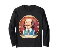 Shakespeare What You Egg - Cita Divertida de Literatura de Bardo Manga Larga