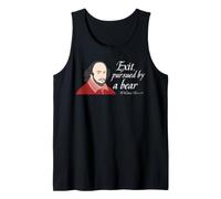 Shakespeare Winter'S Tale Bear Cita Teatro Literario Humor Camiseta sin Mangas