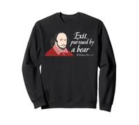 Shakespeare Winter'S Tale Bear Cita Teatro Literario Humor Sudadera