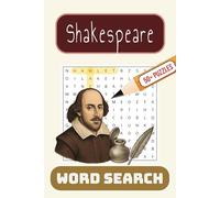 Shakespeare Word Search Puzzle Book: Easy to Read Print about Shakespeare's legacy and More | 6x9 inches, 110 pages | 50+ Puzzles … Gift for Vacations, Holidays and Spare Times