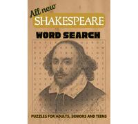 Shakespeare word search puzzle book: Word searches with easy to read print about Shakespearean characters, works, sonnets, quotes and more