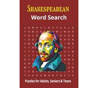 Shakespearean Word Search: Archaic Vocabulary Theme |6x9 inches, 110 pages, 50+ Puzzles|