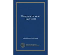 Shakespeare's use of legal terms