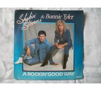 Shakin' Stevens & Bonnie Tyler - SHAKIN' STEVENS & BONNIE TYLER A Rockin' Good Way 7"