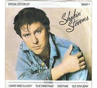 SHAKIN STEVENS - SHAKIN STEVENS 7" -Special Edition,4 Track EP,Blue Christmas/Lawdy Miss Clawd...