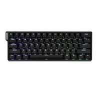 Shaking Tank Aula Win 60 HE - Teclado mecánico para computadora con cable, 60% 61 teclas, ergonómico, pequeño, portátil, iluminado, retroiluminado, RGB, tasa de sondeo de 8000 Hz, intercambio en