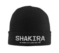 Shakira Las Mujeres ya no lloran Accesorios Gorro Cálido de Invierno Slouchy para Hombres Gira Gorros de Punto 2025 Gorro de Punto Bombero
