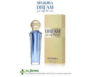 SHAKIRA PERFUME DREAM EDT COLONIA MUJER YOU LIVE ONCE 50ML 80ML NEW FRAGRANCE