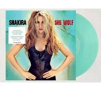 Shakira - She Wolf - Exclusive Limited Edition Light Mint Green Colored Vinyl 2x LP