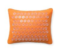 ShaktiMat [La Original Almohada de acupresión - Algodón orgánico, Fabricación ética - para Relajación, Alivia Dolores de Cabeza, de Cuello y Hombros - Mejora la circulación y el sueño - Ámbar-Naranja