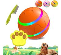 Shaky Ball Juguete para perros, bola interactiva para perros, bola rodante automática activada por movimiento, bola vibratoria que rebota para perros pequeños/medianos/grandes, recargable por USB