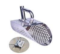 Shaledig Cuchara de Arena para detección de Metales, Pala de Acero Inoxidable 304 para detección de Metales para Adultos, cucharas de Arena para Caza de Tesoros, a Prueba de óxido, de Mano con diseño