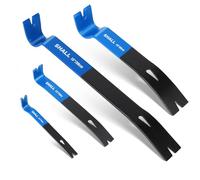 SHALL Juego de 4 palancas planas de 15 pulgadas, 10 pulgadas, 7.5 pulgadas, 5.5 pulgadas, barra de palanca resistente y mini extractor de clavos, barra de garra de utilidad, barra