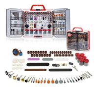 SHALL Kit de accesorios de herramientas rotativas de 508 piezas, brocas universales para lijar, cortar, moler, perforar, tallar, grabar, pulir, limpiar, accesorios de herramientas giratorias con funda