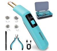 SHALL Soldador de plástico inalámbrico - Kit de grapadoras de 200 piezas - Grapadora caliente - Para reparación de plástico, parachoques y juguetes