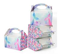 Shallive - Juego de 12 cajas pequeñas para golosinas de 15,2 cm, para caramelos, galletas, golosinas, regalos para fiesta de cumpleaños infantil