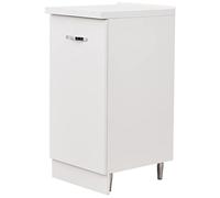 Shally Dogan Mueble Base para Cocina, Mueble con Estructura de Madera Robusta y Resistente (Puerta Individual)