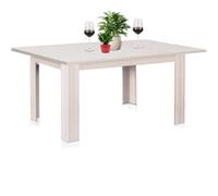 Shally Dogan Olmo - Mesa Extensible para Comedor, de 110 x 70 cm a 150 x 70 cm, diseño Moderno, Extensible para Ahorrar Espacio, Ideal para Comedor, salón, Cocina, decoración de Interiores (Olmo)