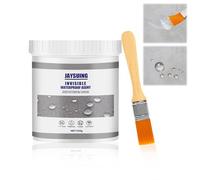 shallyong Pegamento Impermeable Transparente, 300g Sellador Impermeable, Agente de Recubrimiento Impermeable Transparente, Invisible Waterproof Agent con Cepillo, para Baño, Cocina, Tejas