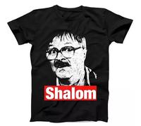 Shalom Friday Night Dinner Jim Bell TV Show Cult Gift T Shirt Black S