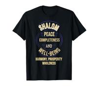 Shalom Paz Integridad Bienestar Armonía Totalidad Camiseta