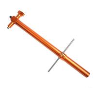 SHALONYOU Calibrador de alineación de patilla de Cambio, ajustador de simetría de Manillar, Herramienta de nivelación de Manillar de Bicicleta de Carretera de aleación de Aluminio (1977)(Orange)