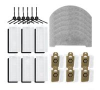 SHALONYOU Kit de Repuesto de 24 Piezas for aspiradora Imou RV1 Pro MAX, Accesorios for aspiradora, cepillos Laterales, filtros, paños de fregona y Bolsas for polvo/1196