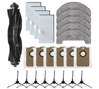 SHALONYOU Kit de Repuesto for aspiradora MONSGA MS1 MAX. Accesorios: Cepillo Principal, cepillos Laterales, filtros, paños y Bolsas for Polvo.(B)