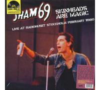 Sham 69 - Skinheads Are Magic - Live In Stockholm 02/02/1980 (Red Marbled Vinyl)