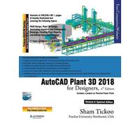 Sham Tickoo Purdu AutoCAD Plant 3D 2018 for Des (Tapa blanda) (Importación USA)