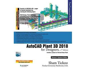 Sham Tickoo Purdu AutoCAD Plant 3D 2018 for Des (Tapa blanda) (Importación USA)