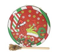 Shaman Drum | Instrumento de percusión musical de Navidad | Instrumento chamánico, herramienta de curación de sonido de tambor, decoración del hogar