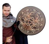 Shaman Drum - Tambor celta sagrado con tambor, música espiritual, sonido para el equilibrio de chakras, meditación por reflexión