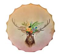 Shaman Drum - Tambor de música espiritual portátil | Tambor de chamán sanador de sonido adecuado | Tambores de música espirituales | Tambor instrumental de alce chamán | Reflexión, meditaciones y