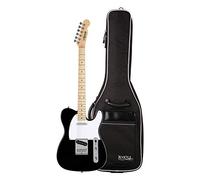 Shaman Element Series TCX-100B Set de guitarra eléctrica negra Set con funda de transporte