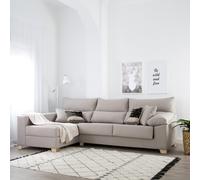 Shambala sofá chaise longue izquierda 4 plazas con almacenaje