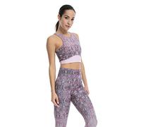 Shambhala Barcelona Medita Bra-Rushi/Sujetador Deportivo, Mujer, Rosa, Extra Large