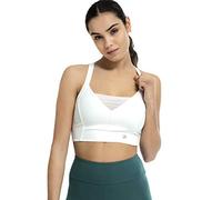 Shambhala Barcelona Osi Bra/Sujetador Deportivo De Poliéster De Plástico Reciclado, Mujer, Blanco, Large